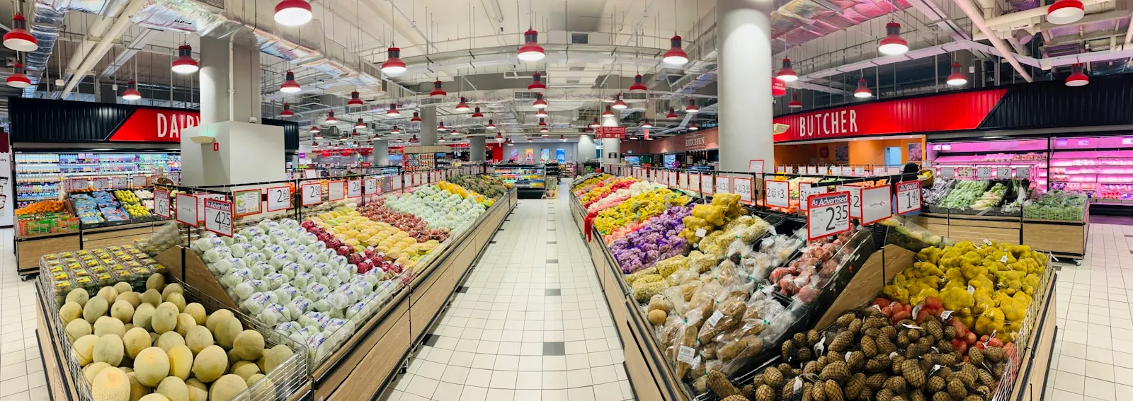 Singapore supermarket stock photograph; not an Exact AI client